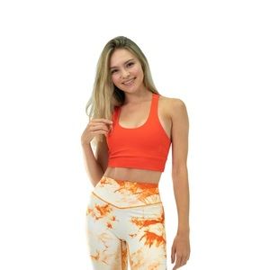 Blood orange Aura bra - Balance Athletica